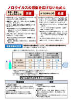 In order to prevent the spread of norovirus infection